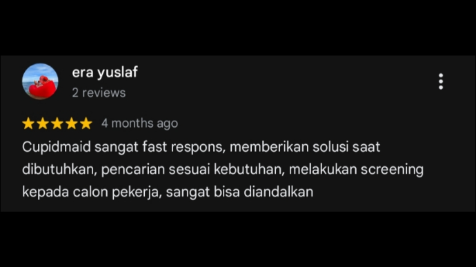Cupid Maid Penyalur Terpercaya